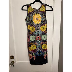 Clover Canyon Neoprene Bodycon Spandex Cocktail Dress